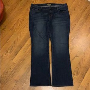 Old Navy women’s size 16 Diva blue jeans